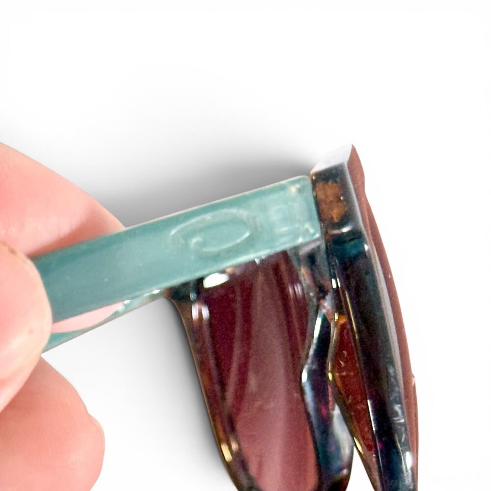 O by Oscar de la Renta Pastel Green & Tortoise Shell Sunglasses Frames OSRS704 - Picture 6 of 8